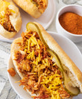 KOCHBOX: Veganer Hot-Dog mit Pulled BBQ-Jackfruit - für ca. 8-10 Hot-Dogs - Kumaio™ Selecto