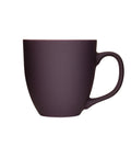 Großer Porzellan-Kaffeebecher mit matter Soft-Touch Oberfläche, 450 ml - Die Tasse für jeden Tag! In MATT VIOLETT - Kumaio™ Selecto
